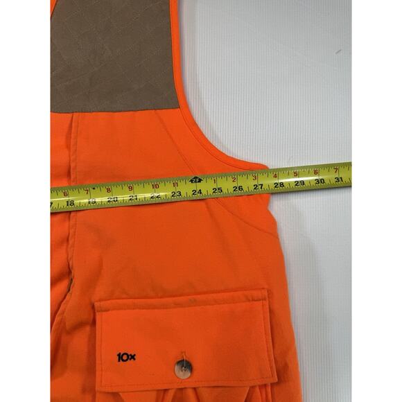 10X Hunting Vest 2XL Blaze Orange USA Made Shooting Vest Game Pockets - Picture 6 of 9